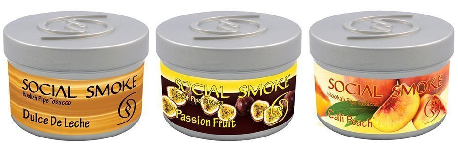 sosial smoke dulce leche passion fruit peach