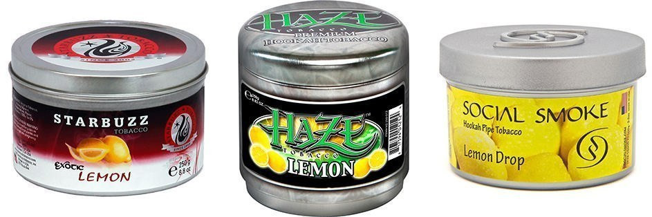 банка табака для кальяна со вкусом лимона starbuzz haze social smoke
