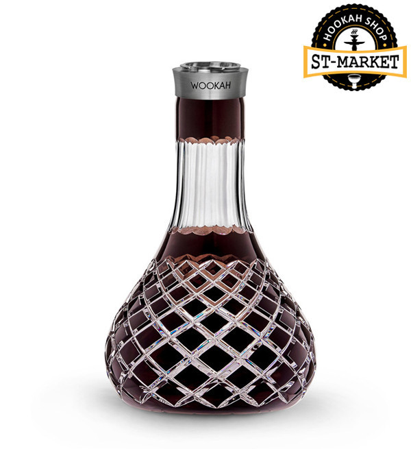 Колба для кальяна Wookah Crystal Check Brown Click