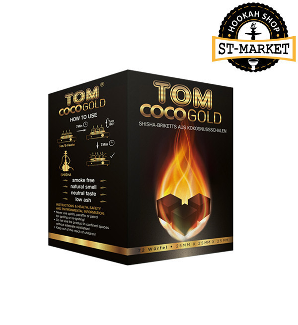 Уголь кокосовый Tom Cococha Gold 1кг