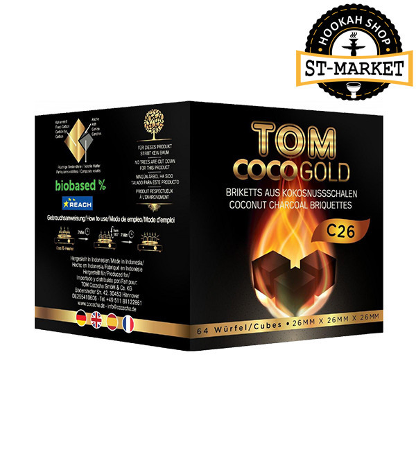 Уголь для кальяна Tom Cococha C 26