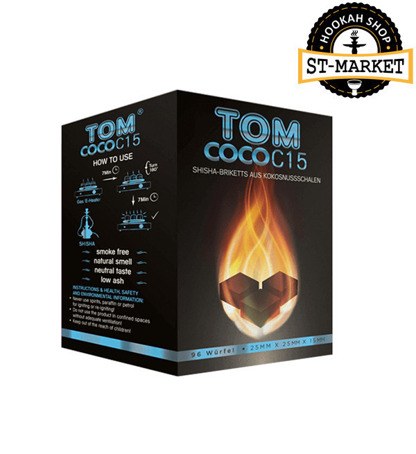 Уголь кокосовый Tom Cococha Blue 1кг