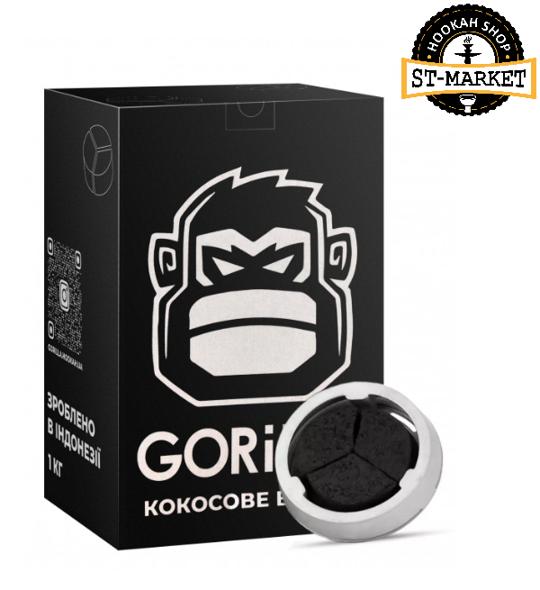 Кокосовый уголь Gorilla Kalaud 1кг